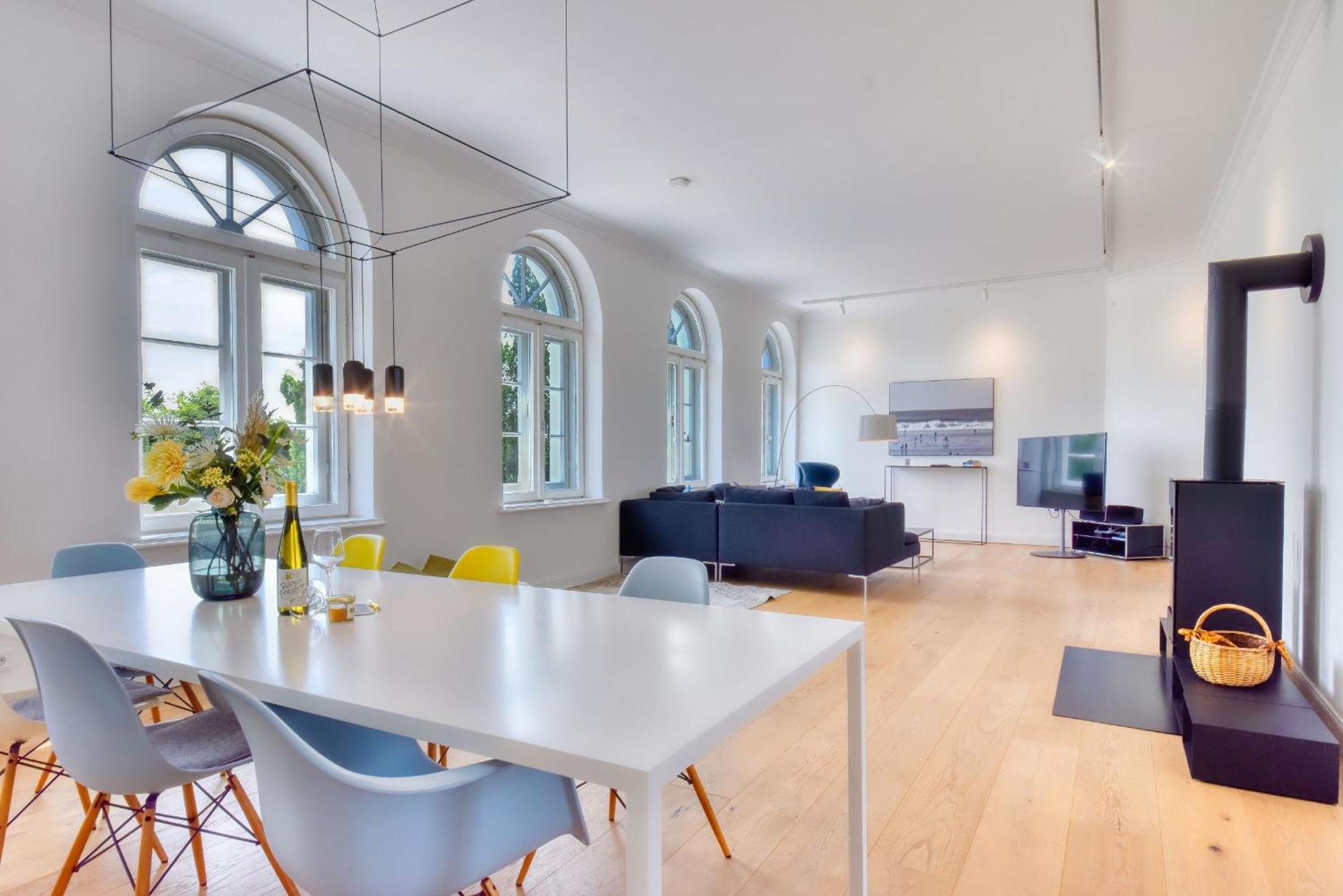 Ferienwohnung Fuerst Malte Loft I Design & Pool Putbus Extérieur photo