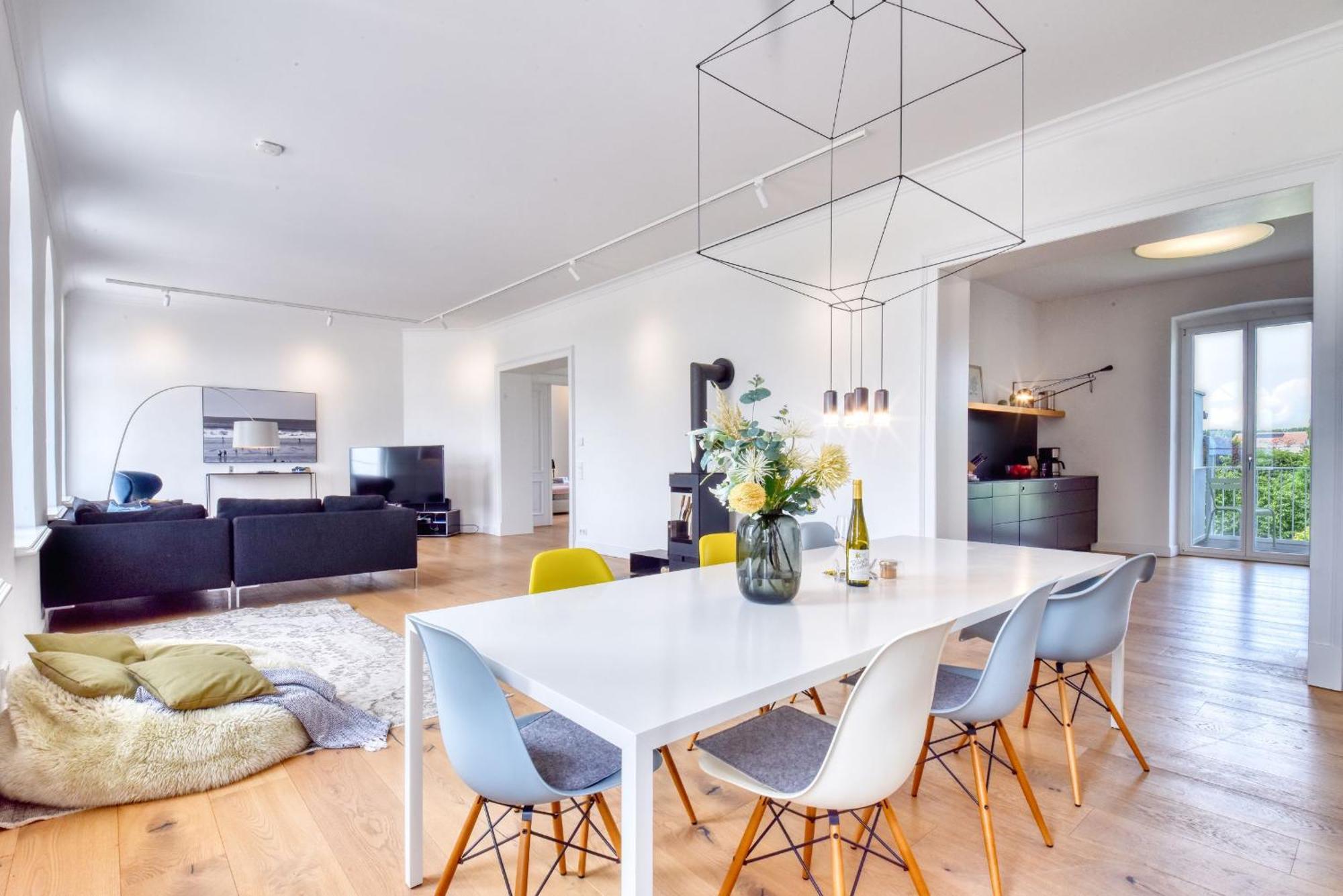 Ferienwohnung Fuerst Malte Loft I Design & Pool Putbus Extérieur photo